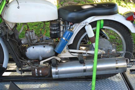 RJ Smith's Montessa Motorcycle Steam Conversion